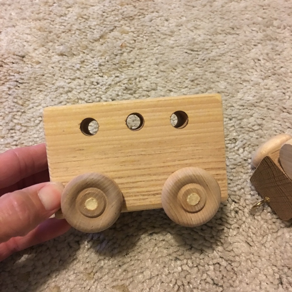 Wooden train set - Picture 10 of 10